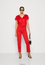femmes t-shirt imprimé rouge 006BT303 Anna Field - Image 2