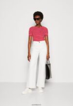 femmes t-shirt imprimé rouge/blanc 006BT340 Anna Field - Image 2