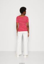 femmes t-shirt imprimé rouge/blanc 006BT340 Anna Field - Image 3