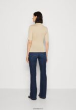femmes t-shirt imprimé sable 006BT281 Anna Field - Image 3