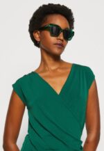 femmes t-shirt imprimé vert 006BT294 Anna Field - Image 4