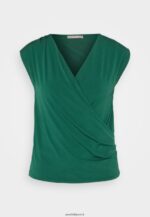 femmes t-shirt imprimé vert 006BT294 Anna Field - Image 5