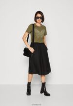 femmes t-shirt imprimé vert 006BT349 Anna Field - Image 2