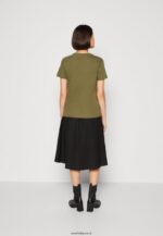 femmes t-shirt imprimé vert 006BT349 Anna Field - Image 3