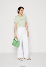 femmes t-shirt imprimé vert 006BT373 Anna Field - Image 2