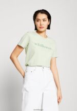 femmes t-shirt imprimé vert 006BT373 Anna Field - Image 4