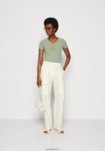 femmes t-shirt imprimé vert clair 006BT360 Anna Field - Image 2