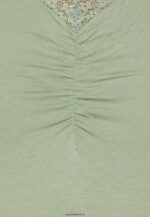 femmes t-shirt imprimé vert clair 006BT360 Anna Field - Image 6