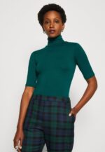femmes t-shirt imprimé vert foncé 006BT286 Anna Field - Image 4