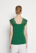 femmes t-shirt imprimé vert foncé 006BT302 Anna Field - Image 3