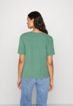 femmes t-shirt imprimé vert foncé 006BT359 Anna Field - Image 3