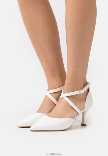 femmes talons classiques blancs 006BT1674 Anna Field