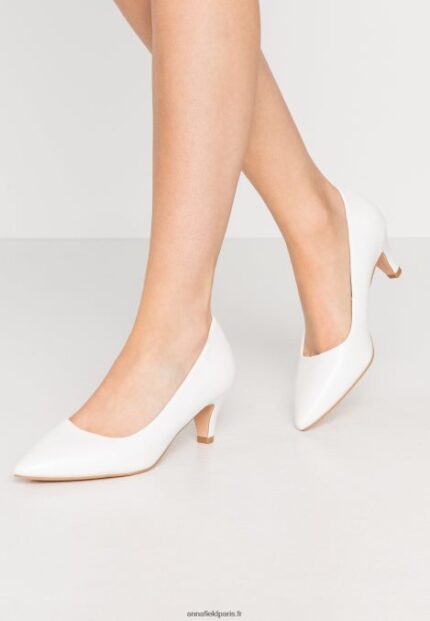 femmes talons classiques blancs 006BT1703 Anna Field