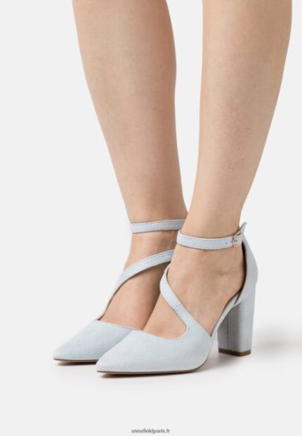 femmes talons classiques bleu clair 006BT1621 Anna Field