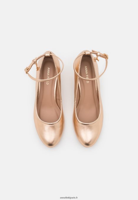 femmes talons classiques couleur or rose 006BT1680 Anna Field - Image 6