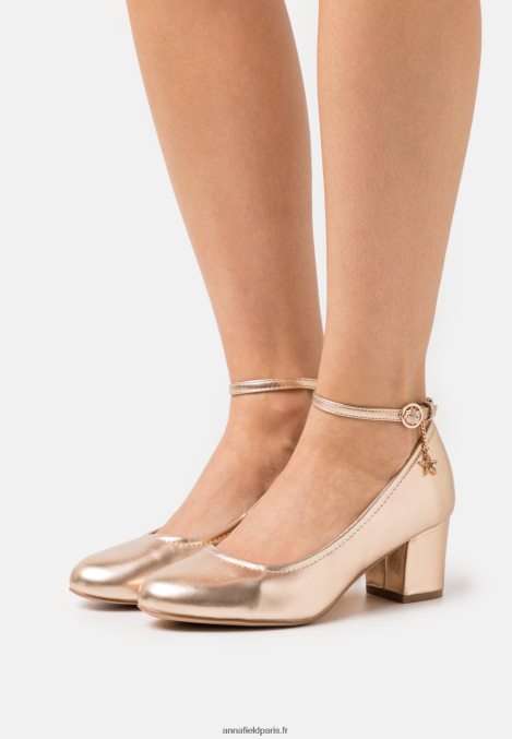femmes talons classiques couleur or rose 006BT1680 Anna Field - Image 1
