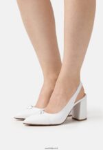 femmes talons classiques en cuir blanc 006BT1670 Anna Field