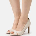 femmes talons classiques en cuir blanc 006BT1695 Anna Field