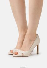 femmes talons classiques en cuir blanc 006BT1695 Anna Field