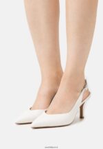 femmes talons classiques en cuir blanc 006BT1696 Anna Field
