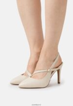 femmes talons classiques en cuir blanc cassé 006BT1694 Anna Field