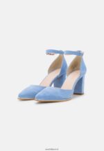 femmes talons classiques en cuir bleu clair 006BT1607 Anna Field - Image 3