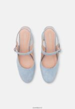 femmes talons classiques en cuir bleu clair 006BT1659 Anna Field - Image 6