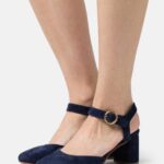 femmes talons classiques en cuir bleu foncé 006BT1612 Anna Field