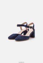 femmes talons classiques en cuir bleu foncé 006BT1612 Anna Field - Image 3