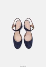 femmes talons classiques en cuir bleu foncé 006BT1612 Anna Field - Image 6