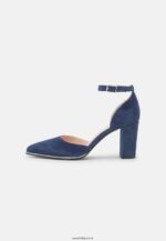 femmes talons classiques en cuir bleu foncé 006BT1633 Anna Field - Image 2