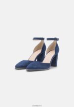 femmes talons classiques en cuir bleu foncé 006BT1633 Anna Field - Image 3