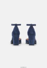 femmes talons classiques en cuir bleu foncé 006BT1633 Anna Field - Image 4