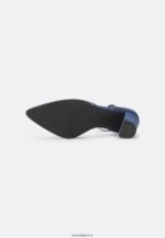 femmes talons classiques en cuir bleu foncé 006BT1633 Anna Field - Image 5