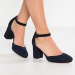 femmes talons classiques en cuir bleu foncé 006BT1640 Anna Field