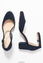 femmes talons classiques en cuir bleu foncé 006BT1640 Anna Field - Image 4
