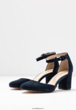 femmes talons classiques en cuir bleu foncé 006BT1640 Anna Field - Image 5