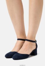 femmes talons classiques en cuir bleu foncé 006BT1655 Anna Field