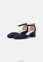 femmes talons classiques en cuir bleu foncé 006BT1655 Anna Field - Image 3