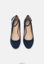 femmes talons classiques en cuir bleu foncé 006BT1687 Anna Field - Image 6