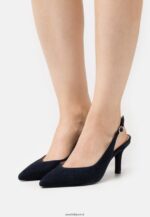 femmes talons classiques en cuir bleu foncé 006BT1690 Anna Field