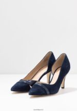 femmes talons classiques en cuir bleu foncé 006BT1755 Anna Field - Image 5
