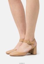 femmes talons classiques en cuir marron clair 006BT1634 Anna Field