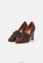 femmes talons classiques en cuir marron foncé 006BT1681 Anna Field - Image 3