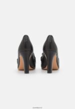 femmes talons classiques en cuir noir 006BT1688 Anna Field - Image 4