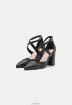 femmes talons classiques en cuir noir 006BT1689 Anna Field - Image 3