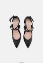 femmes talons classiques en cuir noir 006BT1689 Anna Field - Image 6