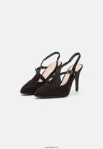 femmes talons classiques en cuir noir 006BT1699 Anna Field - Image 3