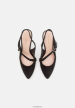 femmes talons classiques en cuir noir 006BT1699 Anna Field - Image 6