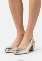 femmes talons classiques en cuir or 006BT1630 Anna Field